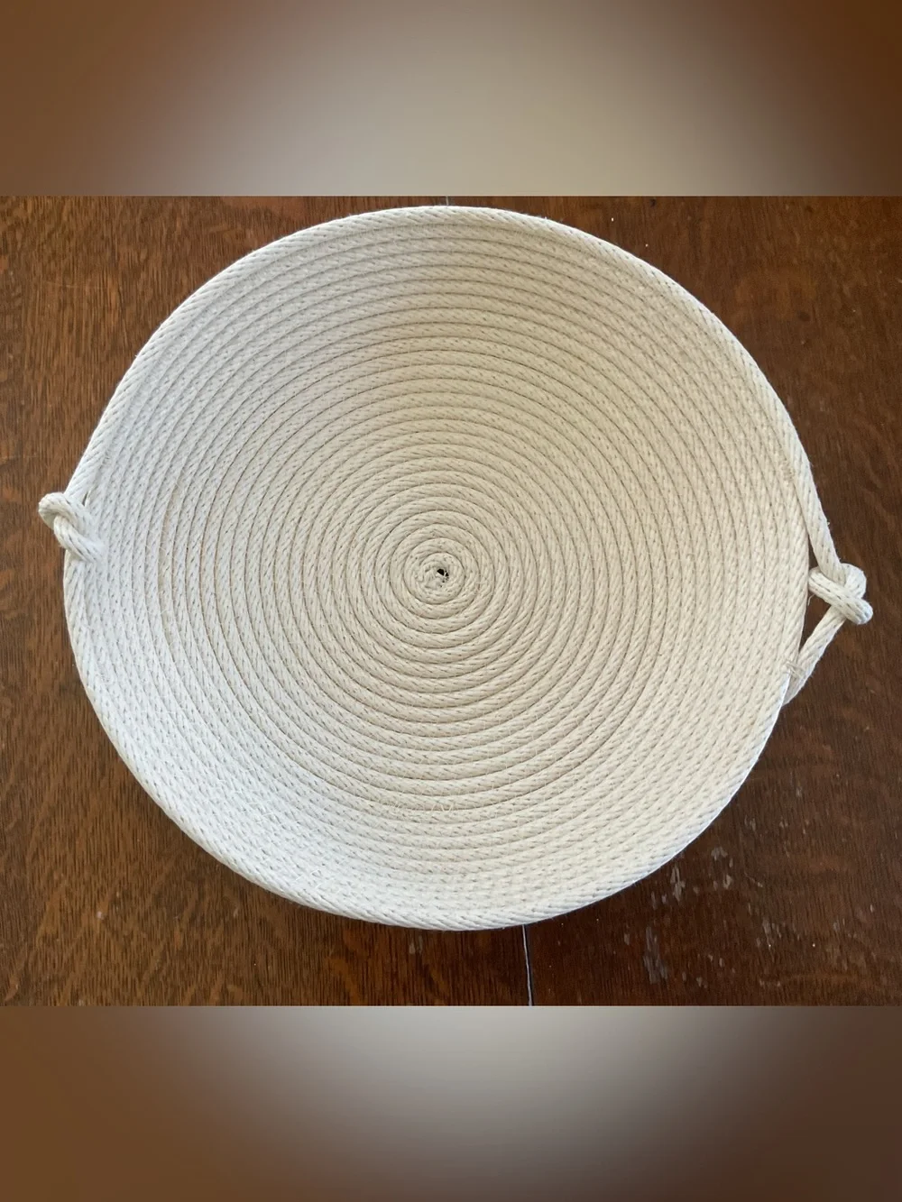 Handmade Coiled Rope Decorative Bowl